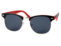 Load image into Gallery viewer, Sonnenbrille Retro bunt schwarz neon 400UV Metall Mandelverzierung
