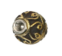 Cargar imagen en el visor de la galería, Kugel Bauchnabelpiercing Brass Edelstahl gold
