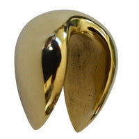 Cargar imagen en el visor de la galería, Plug Ohrgewicht gold Messing zum Einhängen Tropfen
