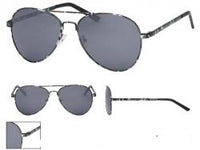Load image into Gallery viewer, Sonnenbrille Unisex Pilotenbrille Pornobrille Fliegerbrille getönt 400UV Blau Schwarz Tarnmuster
