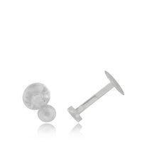 Load image into Gallery viewer, Labret Retainer Piercing Bioplastik transparent klar 6 mm oder 8 mm

