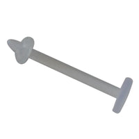 Load image into Gallery viewer, Labret Retainer Piercing Bioacryl klar Ring 10mm
