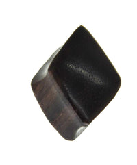 Cargar imagen en el visor de la galería, Flesh Plug Holz Raute Karo dunkel double flared
