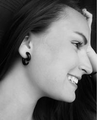 Load image into Gallery viewer, Ohrringe Holz Fake Piercing Spiralen Edelstahl Dehnschnecken
