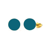 Cargar imagen en el visor de la galería, Brass Ohrstecker Stern Sterne bunt Unisex Ohrringe Edelstahl nickelfrei Kommunismus 12 mm
