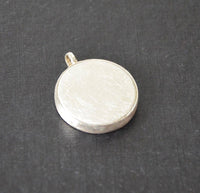 Load image into Gallery viewer, Anhänger 925 Sterling Silber rund Fisch Sand gold Glas - chic - net.de
