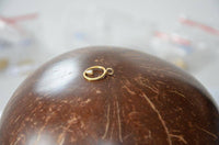 Load image into Gallery viewer, Anhänger 925 Sterling Silber vergoldet Tulpe Kreis - chic - net.de
