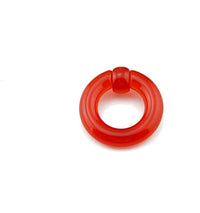 Load image into Gallery viewer, Ball Closure Piercing Klemmkugel Ring rot Acryl - chic - net.de
