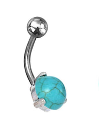 Load image into Gallery viewer, Bauchnabelpiercing 316L Edelstahl Ring Zirkonia Stein - chic - net.de
