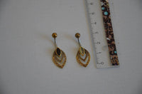 Load image into Gallery viewer, Bauchnabelpiercing Edelstahl Brass Doppelmandel Inlay - chic - net.de
