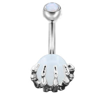 Load image into Gallery viewer, Bauchnabelpiercing Kralle Edelstahl Stein - chic - net.de
