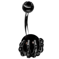 Load image into Gallery viewer, Bauchnabelpiercing Kralle Edelstahl Stein - chic - net.de
