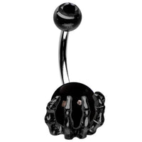 Load image into Gallery viewer, Bauchnabelpiercing Kralle Edelstahl Stein - chic - net.de
