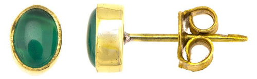 Brass Ohrstecker Stern Sterne bunt Unisex Ohrringe Edelstahl nickelfrei Kommunismus 12 mm - chic - net.de