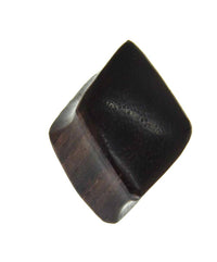 Cargar imagen en el visor de la galería, Flesh Plug Holz Raute Karo dunkel double flared - chic-net.de
