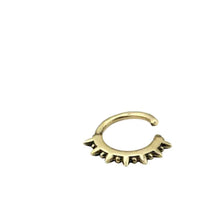 Cargar imagen en el visor de la galería, Piercing Ring Messing Labret Tragus Septum Stacheln - chic-net.de
