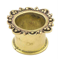 Load image into Gallery viewer, Brass Tunnel Bogen Punkt Dreieck antik gold nickelfrei - chic-net.de
