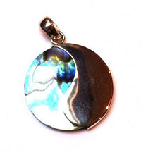 Load image into Gallery viewer, Abalone Perlmutt Muschel Silberanhänger Anhänger Kette 925er Sterling Silber Unisex Schmuck Yin Yang - chic-net.de
