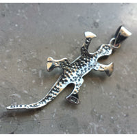 Cargar imagen en el visor de la galería, Anhänger 925 Sterling Silber Punkte Gekko Silberanhänger - chic-net.de
