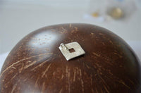 Load image into Gallery viewer, Anhänger 925 Sterling Silber Raute Dreiecke schwarz - chic-net.de
