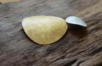 Load image into Gallery viewer, Anhänger Silber 925 vergoldet gebürstet Kreis Plektrum - chic-net.de
