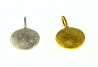 Load image into Gallery viewer, Anhänger Silber 925 vergoldet gebürstet Schale Rillen - chic-net.de
