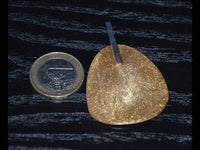 Cargar imagen en el visor de la galería, Anhänger Silber 925 vergoldet gebürstet schwarz Plektrum - chic-net.de
