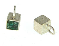 Load image into Gallery viewer, Anhänger Silber 925 Würfel crushed Stein 5mm - chic-net.de
