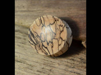 Load image into Gallery viewer, Bananenholz Plug hell ribbed straight konkav - chic-net.de
