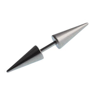Cargar imagen en el visor de la galería, Barbell Piercing long Cones silberfarben aus Edelstahl  30 mm lang - chic-net.de
