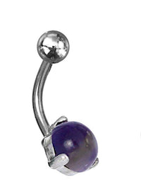 Cargar imagen en el visor de la galería, Bauchnabelpiercing 316L Edelstahl Ring Zirkonia Stein - chic-net.de
