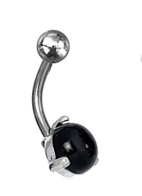 Cargar imagen en el visor de la galería, Bauchnabelpiercing 316L Edelstahl Ring Zirkonia Stein - chic-net.de
