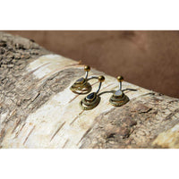 Cargar imagen en el visor de la galería, Bauchnabelpiercing Edelstahl Brass Doppelträne Inlay - chic-net.de
