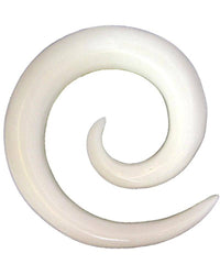 Cargar imagen en el visor de la galería, Bone Piercing Spirale 2mm 3.8mm Expander Dehnschnecke Ohrring weiß Dehnspirale Ohr - chic-net.de
