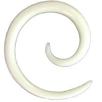 Cargar imagen en el visor de la galería, Bone Piercing Spirale 2mm 3.8mm Expander Dehnschnecke Ohrring weiß Dehnspirale Ohr - chic-net.de
