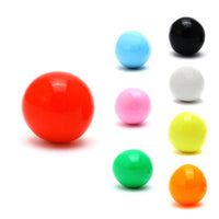 Load image into Gallery viewer, Brass Ohrstecker Perle Kugel 5mm bunt gold Emaille nickelfrei Messing - chic-net.de
