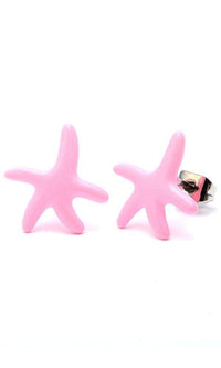 Cargar imagen en el visor de la galería, Brass Ohrstecker Stern Sterne bunt Unisex Ohrringe Edelstahl nickelfrei Kommunismus 12 mm - chic-net.de
