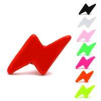 Load image into Gallery viewer, Brass Ohrstecker Stern Sterne bunt Unisex Ohrringe Edelstahl nickelfrei Kommunismus 12 mm - chic-net.de
