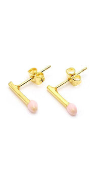 Load image into Gallery viewer, Brass Ohrstecker Stern Sterne bunt Unisex Ohrringe Edelstahl nickelfrei Kommunismus 12 mm - chic-net.de
