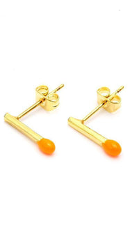 Load image into Gallery viewer, Brass Ohrstecker Stern Sterne bunt Unisex Ohrringe Edelstahl nickelfrei Kommunismus 12 mm - chic-net.de
