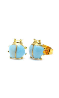 Load image into Gallery viewer, Brass Ohrstecker Stern Sterne bunt Unisex Ohrringe Edelstahl nickelfrei Kommunismus 12 mm - chic-net.de
