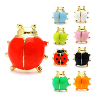 Load image into Gallery viewer, Brass Ohrstecker Stern Sterne bunt Unisex Ohrringe Edelstahl nickelfrei Kommunismus 12 mm - chic-net.de
