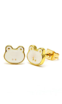 Load image into Gallery viewer, Brass Ohrstecker Stern Sterne bunt Unisex Ohrringe Edelstahl nickelfrei Kommunismus 12 mm - chic-net.de
