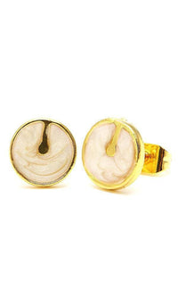 Load image into Gallery viewer, Brass Ohrstecker Stern Sterne bunt Unisex Ohrringe Edelstahl nickelfrei Kommunismus 12 mm - chic-net.de
