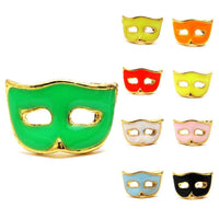 Load image into Gallery viewer, Brass Ohrstecker Stern Sterne bunt Unisex Ohrringe Edelstahl nickelfrei Kommunismus 12 mm - chic-net.de
