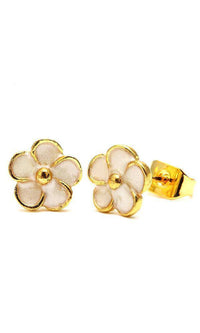 Load image into Gallery viewer, Brass Ohrstecker Stern Sterne bunt Unisex Ohrringe Edelstahl nickelfrei Kommunismus 12 mm - chic-net.de
