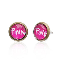 Load image into Gallery viewer, Brass Ohrstecker Stern Sterne bunt Unisex Ohrringe Edelstahl nickelfrei Kommunismus 12 mm - chic-net.de
