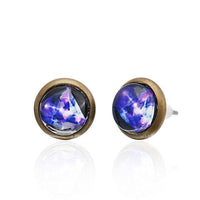 Load image into Gallery viewer, Brass Ohrstecker Stern Sterne bunt Unisex Ohrringe Edelstahl nickelfrei Kommunismus 12 mm - chic-net.de
