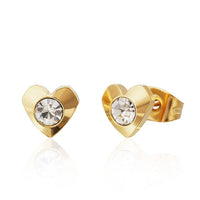 Load image into Gallery viewer, Brass Ohrstecker Stern Sterne bunt Unisex Ohrringe Edelstahl nickelfrei Kommunismus 12 mm - chic-net.de
