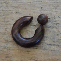 Load image into Gallery viewer, Captive Bead Klemmkugel Ring Narraholz Piercing Dehner - chic-net.de
